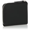 Gione PG502ALP Flip Zip L-Shaped Zipper Mini Wallet, Prevents Skimming,