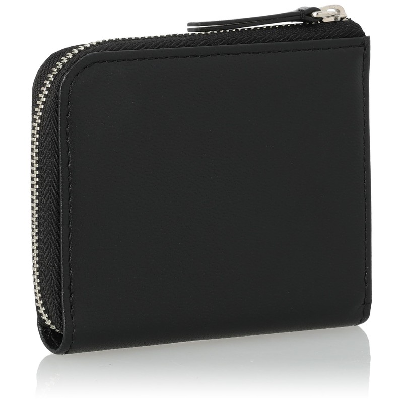 Gione PG502ALP Flip Zip L-Shaped Zipper Mini Wallet, Prevents Skimming,
