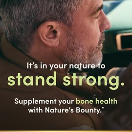 Natures Bounty Calcium 1200 mg with 1000 IU Vitamin D3 - Bone Health Softgels, Calcium and Vitamin D Supplement, Gluten Free, 2 Softgels per Day, 120 