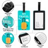TamBee Luggage Tags 4pcs Suitcases Luggage Tags Labels Travel Suitcase