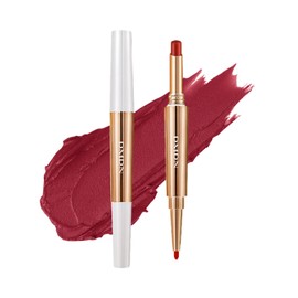 SWEET NIGHT Lip Liner, High Color, Smear Resistant, Smooth Drawing, For Adult Girls, Double-Ended Type, Lip Pencil (03-Amber)