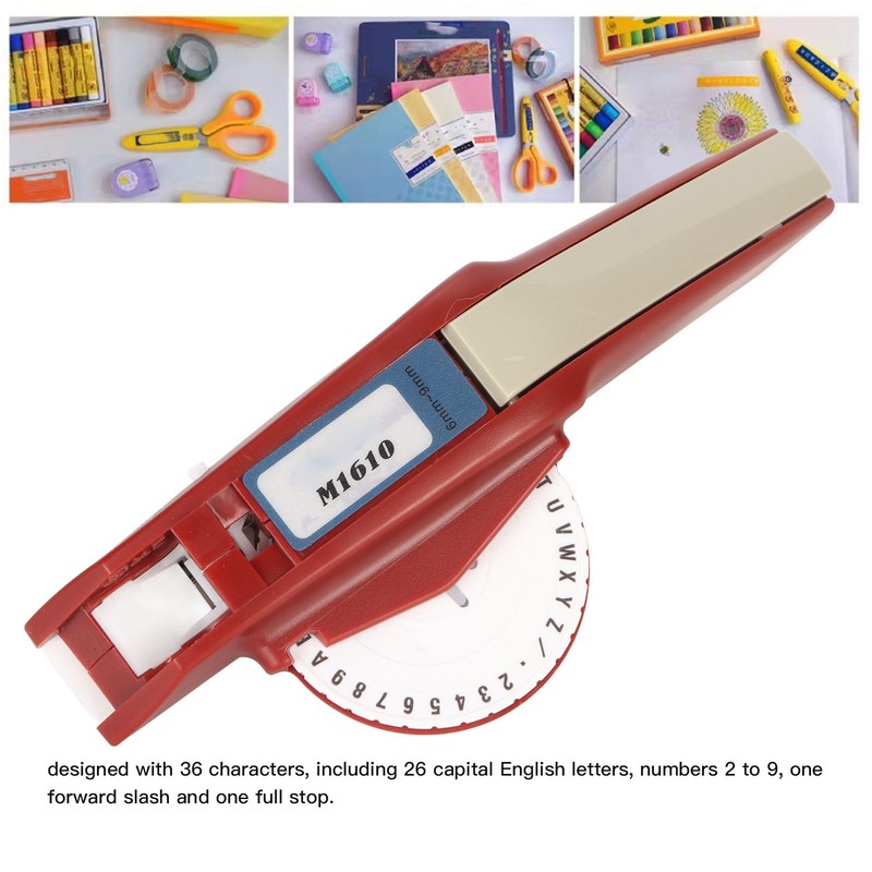Embossing Label Maker 36 Printable Characters Easy Operation Label Making