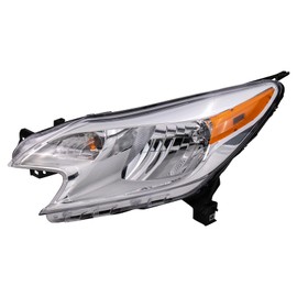 TRQ Driver Side Headlight Assembly Halogen Compatible with 2014-2016 Versa Note S S Plus SV 2015-2016 Versa Note SL SR NI2502223