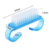 Nail Brush, Colorful Nail Brush, 3 Colors, Set of 6