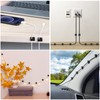 200 PCS Adhesive Cable Clips Black (Small & Large), Upgraded