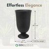 Tierra Verde Indoor & Outdoor Self-Watering Urn Planter, Cadence, 14"