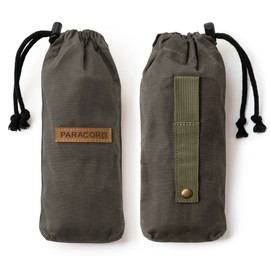 TACAMO Canvas Bushcraft Bag for Paracord, Charcoal Gray