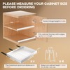 Seinloes 4 Pack Pull out Cabinet Organizer 21" Deep With