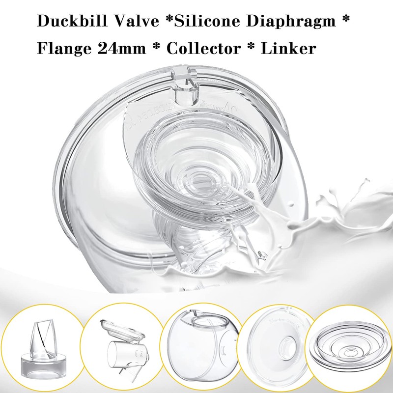 Accesorios para sacaleches portátiles, copa colectora de leche, compatible con