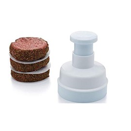 Burger Hamburger Maker, Press Quarter Pounder Includes a Burger Mix +100 Free Wax Discs