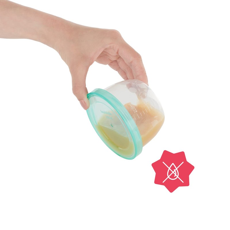 Badabulle Badabowls Storage Container for Baby Porridge, Set of 12,
