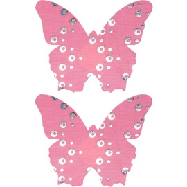 Shop Delfina Rave Breast Pasties - Butterfly Nipple Covers for Festivals (Pink Sparkle Butterfly)