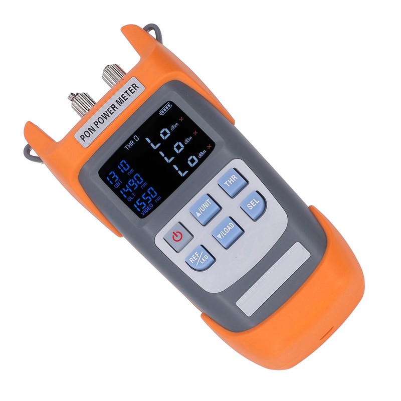 Handheld PON Optical Power Meter Automatic Calibration Threshold Setting ABS