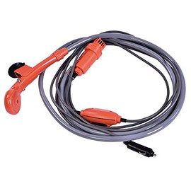 Ducha de campamento portátil, enchufe de automóvil de 12 V en exteriores kit de ducha montado en vehículos portátiles para acampar, paseos en bote, pesca