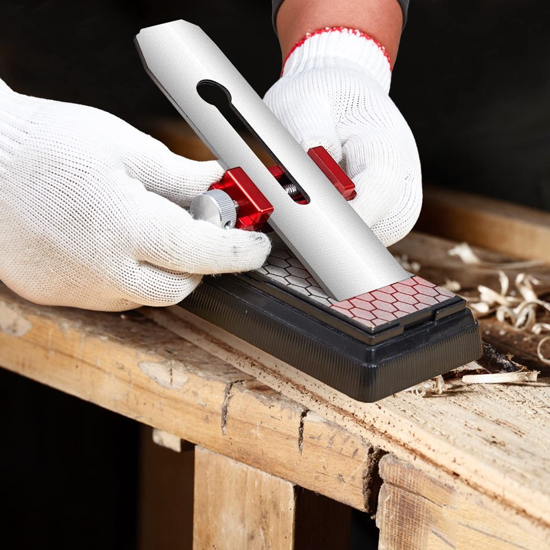 Saker Saker Honing Guide Tool Upgraded - Off-Center Sharpening Holder