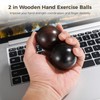 2 PCS Blackwood Hand Exercise Balls, 2 in Baoding Balls