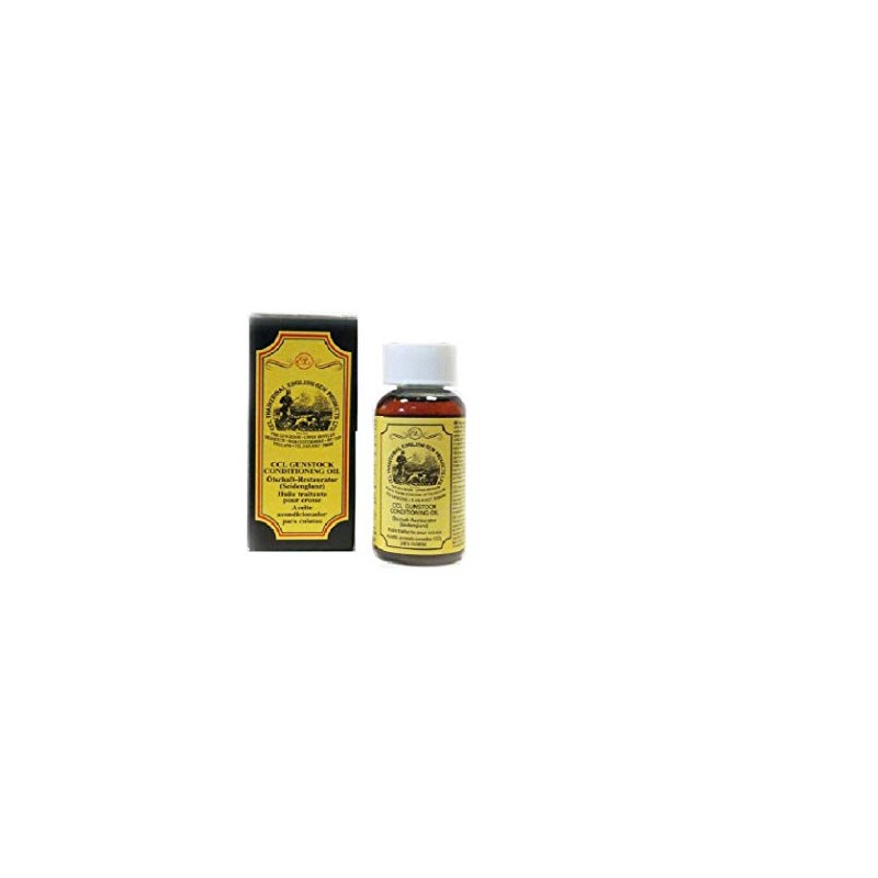 A 50ml bottle of CCL Traditional Gunstock Conditioning Oil to