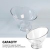 DOITOOL Plastic Angled Bowls Clear Serving Bowls Japanese Salad Dish