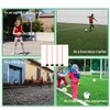 ASENVER Soccer Basketball Training Poles Detachable Agility Poles Training Equipment,