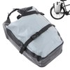 Bike Rack Bag Grey Bike Bag Waterproof 500D PVC Large