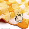 Chiikawa 41-1060080 Towel Handkerchief, Yellow, Pile Scara, Cute, Approx. 9.8