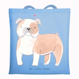 Mr. & Mrs. Panda Tragetasche Englische Bulldogge Moment - Geschenk, Welpe, Beutel, Shopper, English Bulldog, Hund, Umhängetasche, Einkaufstüte,