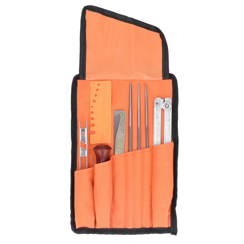10Pcs Chainsaw Sharpener File Kit Chainsaw Chains Accessory for Garden
