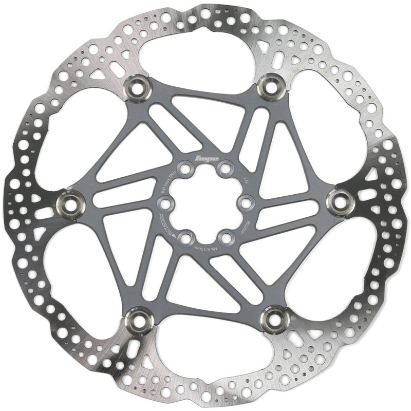 Hope Floating Disc Rotor 220mm 6 Bolt - Silver