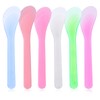 Alrhso 6Pcs Makeup Scoops Spatulas, Plastic Beauty Spoon Cream Brush