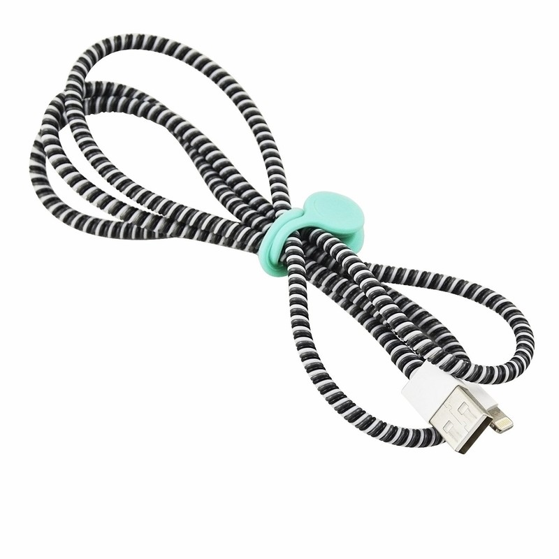 Rancco Protectores de Cable de Alambre, 7 PC/120CM