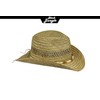 '"Bondi Natural Western Straw Hat