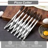 7 Wheel Stainless Steel Pizza Knife Wheel Knife Cutter Adjustable