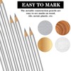 HaiFafafaing 48 Pcs Silver Streak Welders Pencil, Construction Welding Metal