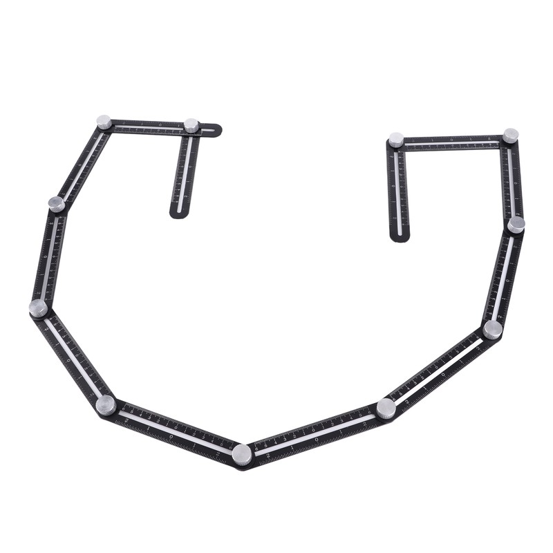 Hole Locator Steel Multi Angle Measuring Ruler Portable Universal Wall