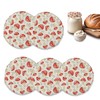 Cloth Covers for Sourdough Starter Jars, Cartoon Mushrooms Heat Preservation