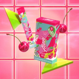 Alani Nu Alani Nu CHERRY TWIST Energy Sticks, Energy Drink Powder, 200mg Caffeine, Pre Workout Performance with Antioxidants, On-The-Go Drink Mix, Biotin, B Vitamins, Zero Sugar, 5-10 Calories, 10 Pack