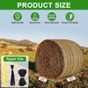 6x6 ft Large Round Bale Hay Net,Bale Hay Net Slow