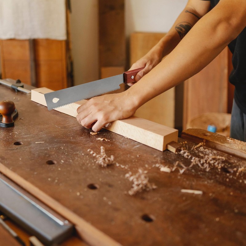 WBJKZJD Mini Hand Saw, 6 Inch Flush Cut Saw 17