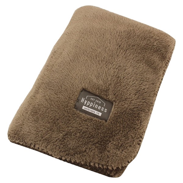 Merry Night HPQK701-93 Hypineth, Sheepboa Throw, Brown, Approx. 27.6 x