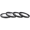 Xit XT40.5CU 40.5mm 4-Piece Close-Up Filter Set, +1/+2/+4/+10 (Black)