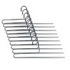 Mawa KH35U Silver 10 Piece Hanger Pants Long Skirt for