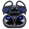 CoolJumper Wireless Bluetooth Earbuds 120H Playtime Bluetooth 5.3 Ear Buds for Sports, Hi-fi Stereo Earphones with LED Display Charging Case, Headphones for Running/Workout Audifonos Bluetooth inalambricos