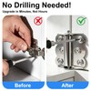 2 Pack Heavy Duty Self-Closing Spring Hinges for Screen Doors,