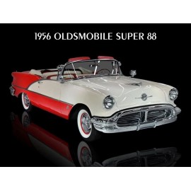 1956 Oldsmobile Super 88 Convertible NEW METAL SIGN: Beautiful Restoration!
