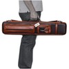 OKKO Billiard Pool Cue Soft Case Brown/Dark Brown 4x8