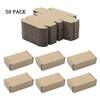 Pxyelec Pack of 50 Kraft Paper Boxes, Foldable Rectangular Paper