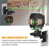 360 Degree Rotation 15°Tilt Angle Adjustable Laser Level Wall-mounted Bracket
