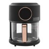 Airy Fryer,3.81qt 1200w Glass Air Fryer,8-In-1 Functions, 360° Viewable, Digital