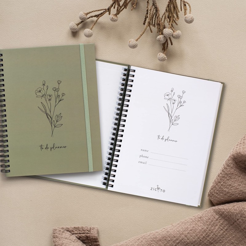 Beautiful To Do List Notebook - Aesthetic Daily Planner to