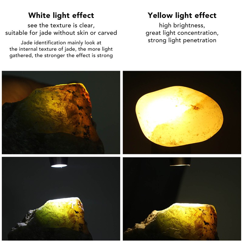 Jade Appraisal Light 3 Light Source Stepless Dimming LED Jade